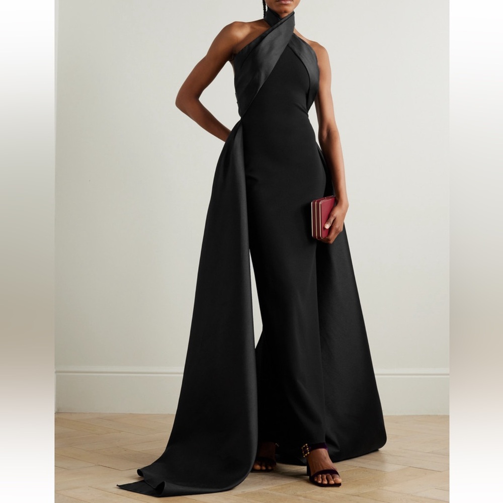 Solace London's 'Rumi' gown (Black, Size 0 or UK 4)